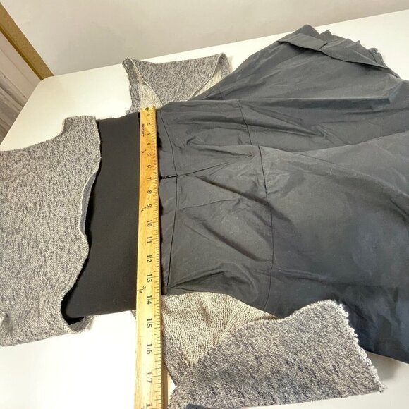 Derek Lam 10 Crosby Artsy Sleeveless Open Back Fit & Flare Dress Gray 4 Knit - Picture 15 of 15